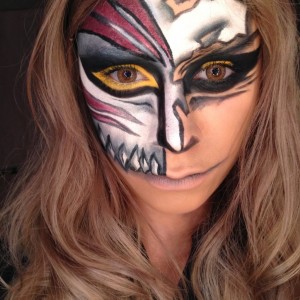 Bleach Hollow Mask | Halloween Makeup Tutorial |