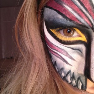Bleach Hollow Mask | Halloween Makeup Tutorial |