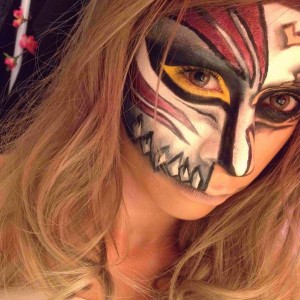 Bleach Hollow Mask | Halloween Makeup Tutorial |