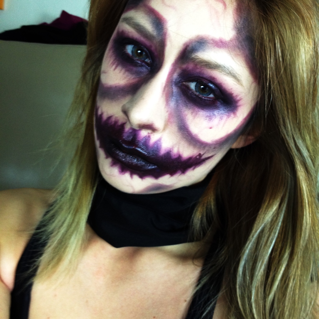 HALLOWEEN MAKEUP | ZOMBIE SKULL | BIIBIIBEAUTY