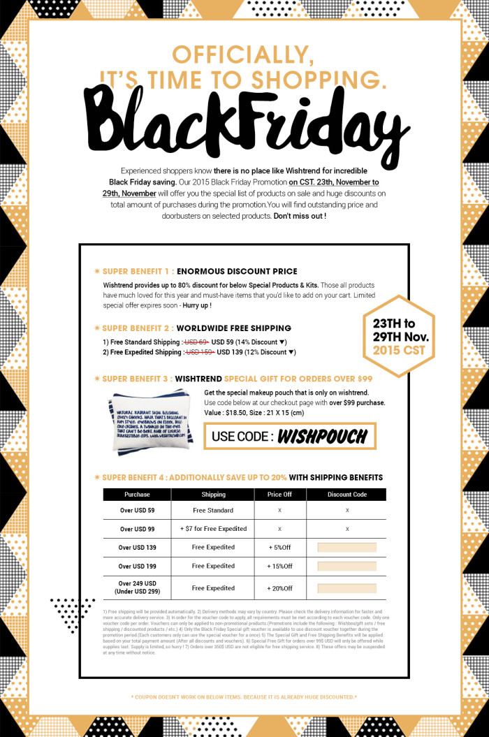 WISHTREND BLACK FRIDAY 2015