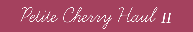 PETITE CHERRY HAUL | Cute Lingerie 