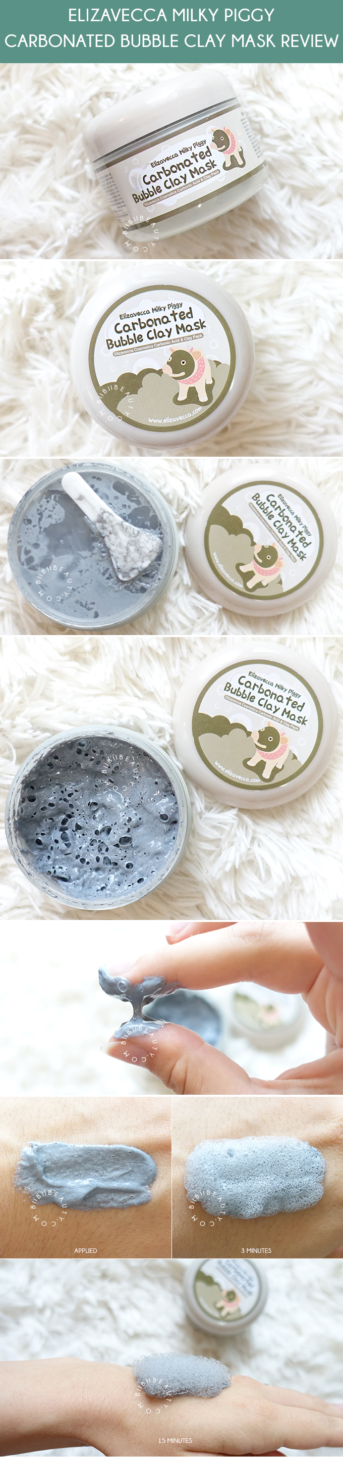 Elizavecca Milky Piggy Carbonated Bubble Clay Mask Review