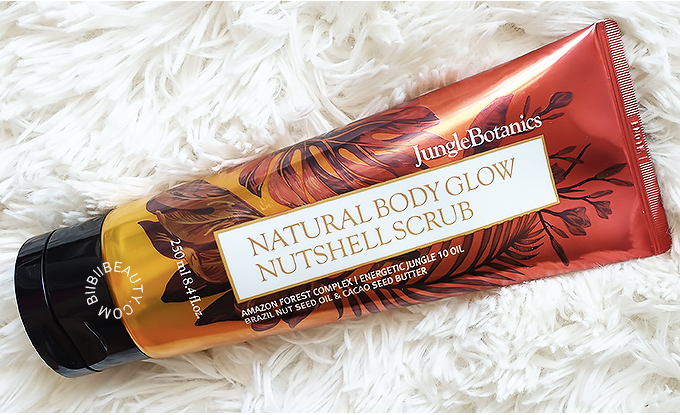 JUNGLE BOTANICS Natural Body Glow Nutshell Scrub Review