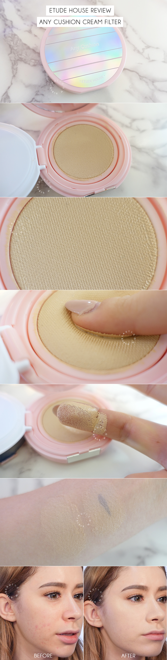 ETUDE HOUSE ANY CUSHION CREAM FILTER REVIEW