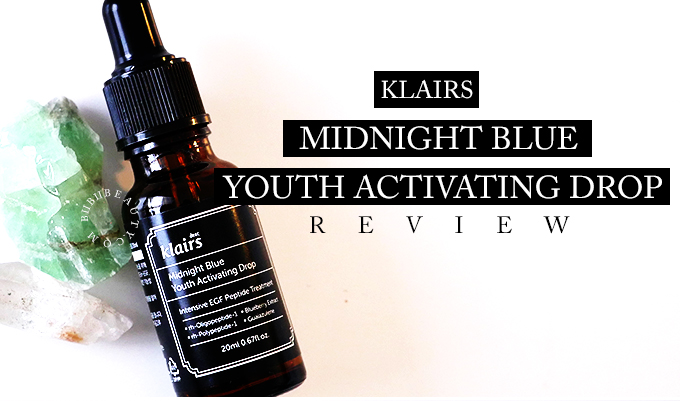 KLAIRS MIDNIGHT BLUE YOUTH ACTIVATING DROP REVIEW | In-depth