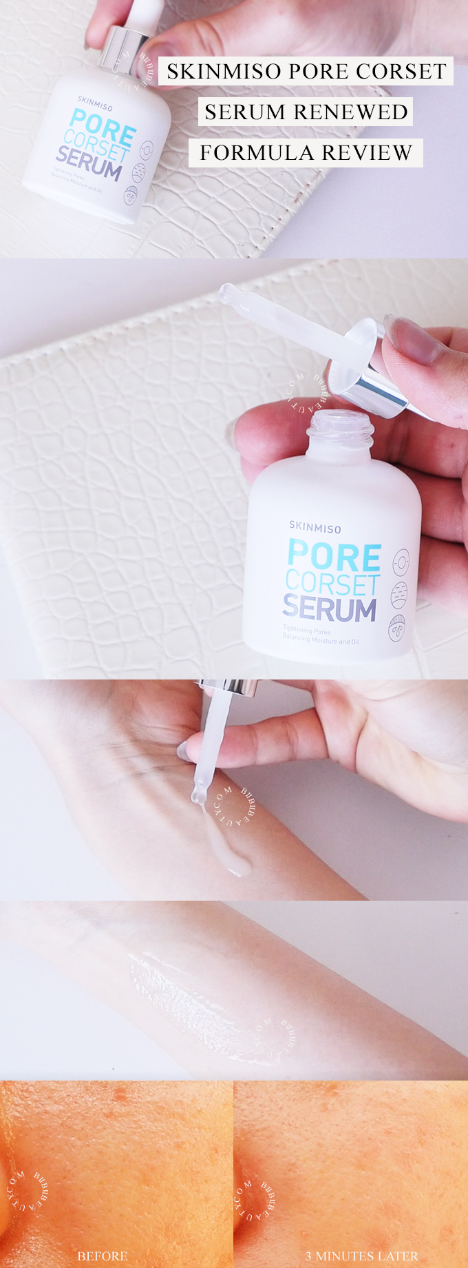 SKINMISO PORE CORSET SERUM REVIEW | Renewed Formula!