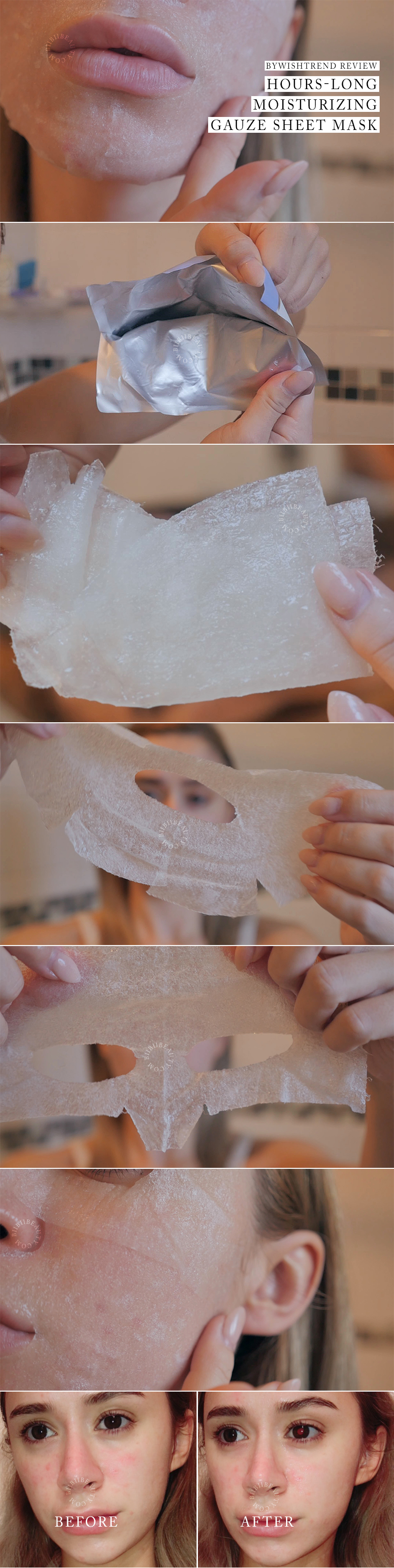 Hours Long Moisturizing Gauze Sheet Mask Review