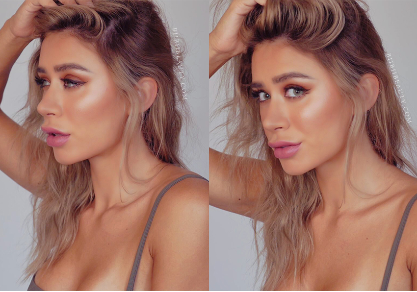 Bronzed shop makeup look