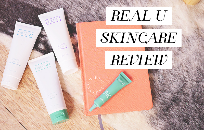 REAL U SKINCARE REVIEW | A MUST KNOW ACNE TREATMENT BIIBIIBEAUTY BRONWYN PAPINEAU