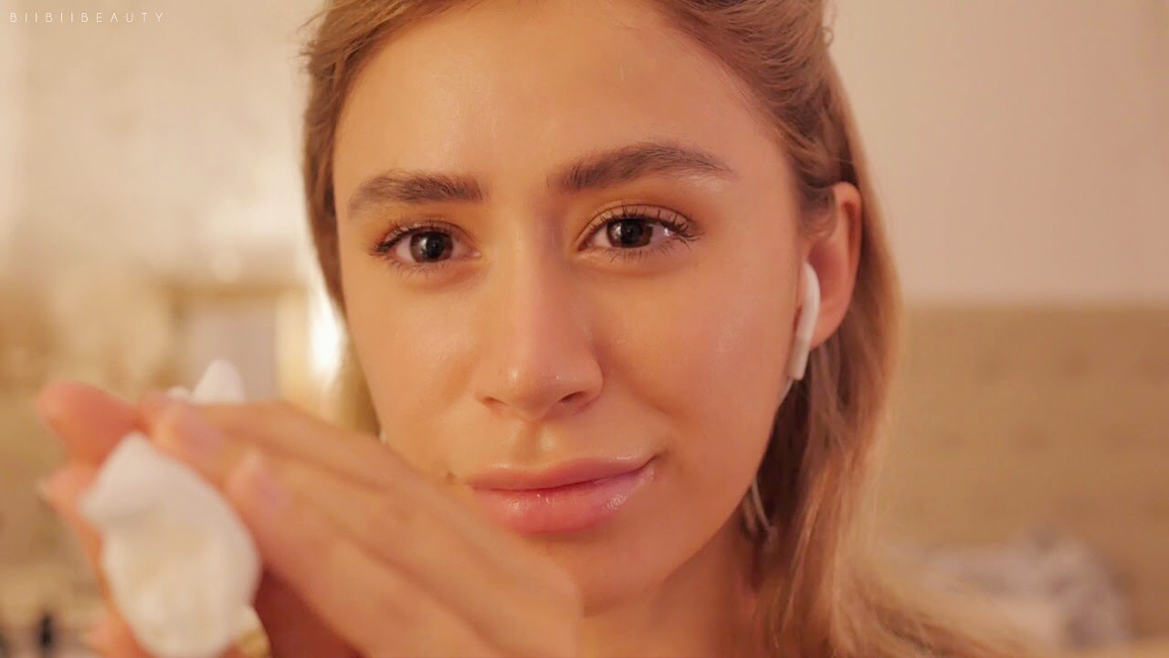 asmr skincare video evening skincare routine sensitive combination dry acne prone skin korean skincare bronwyn papineau biibiibeauty bibibeauty toronto beauty youtuber canada canadian